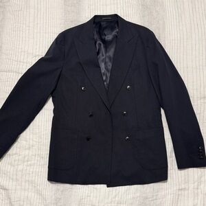 Reiss Midnight Double-Breasted Blazer